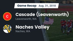 Recap: Cascade  (Leavenworth) vs. Naches Valley  2018