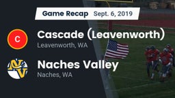 Recap: Cascade  (Leavenworth) vs. Naches Valley  2019