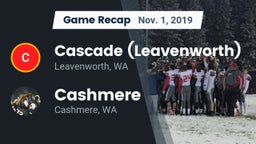 Recap: Cascade  (Leavenworth) vs. Cashmere  2019