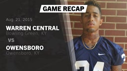 Recap: Warren Central  vs. Owensboro  2015