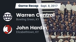 Recap: Warren Central  vs. John Hardin  2017