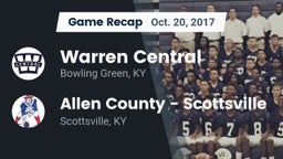 Recap: Warren Central  vs. Allen County - Scottsville  2017