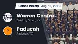 Recap: Warren Central  vs. Paducah  2018