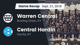 Recap: Warren Central  vs. Central Hardin  2018