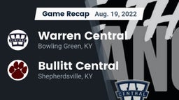 Recap: Warren Central  vs. Bullitt Central  2022