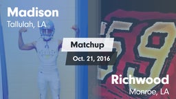 Matchup: Madison vs. Richwood  2016