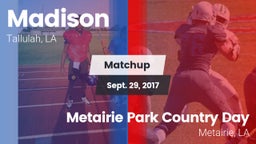 Matchup: Madison vs. Metairie Park Country Day  2017