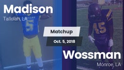 Matchup: Madison vs. Wossman  2018