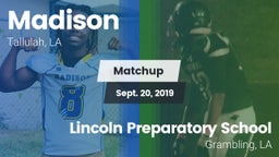 Matchup: Madison vs. Lincoln Preparatory School 2019