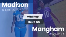 Matchup: Madison vs. Mangham  2019
