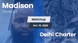 Matchup: Madison vs. Delhi Charter  2020