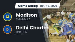 Recap: Madison  vs. Delhi Charter  2020