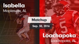 Matchup: Isabella vs. Loachapoka  2016
