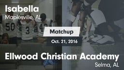 Matchup: Isabella vs. Ellwood Christian Academy 2016
