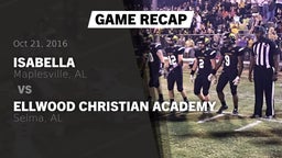 Recap: Isabella  vs. Ellwood Christian Academy 2016