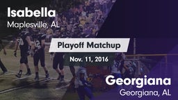 Matchup: Isabella vs. Georgiana  2016