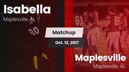 Matchup: Isabella vs. Maplesville  2017