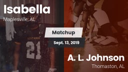 Matchup: Isabella vs. A. L. Johnson  2019