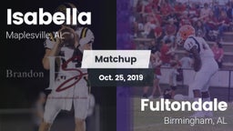 Matchup: Isabella vs. Fultondale  2019