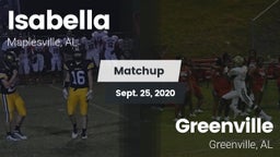 Matchup: Isabella vs. Greenville  2020