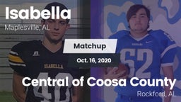 Matchup: Isabella vs. Central of Coosa County  2020