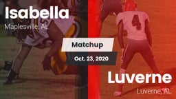 Matchup: Isabella vs. Luverne  2020
