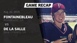 Recap: Fontainebleau  vs. De La Salle  2015