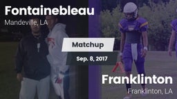 Matchup: Fontainebleau vs. Franklinton  2017