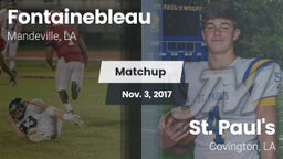 Matchup: Fontainebleau vs. St. Paul's  2017
