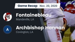 Recap: Fontainebleau  vs. Archbishop Hannan  2020