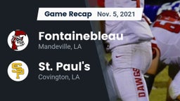 Recap: Fontainebleau  vs. St. Paul's  2021