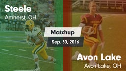 Matchup: Steele vs. Avon Lake  2016