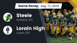 Recap: Steele  vs. Lorain High 2018