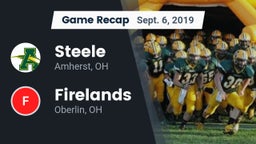 Recap: Steele  vs. Firelands  2019