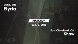 Matchup: Elyria vs. Shaw  2016