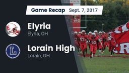 Recap: Elyria  vs. Lorain High 2017