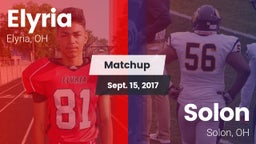 Matchup: Elyria vs. Solon  2017
