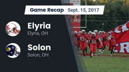 Recap: Elyria  vs. Solon  2017
