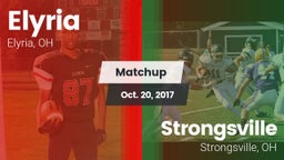 Matchup: Elyria vs. Strongsville  2017