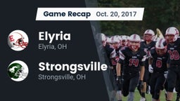 Recap: Elyria  vs. Strongsville  2017