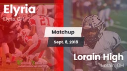 Matchup: Elyria vs. Lorain High 2018