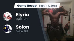 Recap: Elyria  vs. Solon  2018