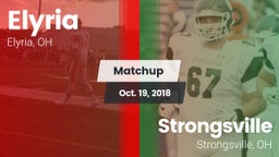 Matchup: Elyria vs. Strongsville  2018