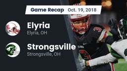 Recap: Elyria  vs. Strongsville  2018