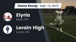 Recap: Elyria  vs. Lorain High 2019