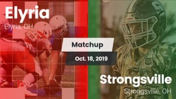 Matchup: Elyria vs. Strongsville  2019