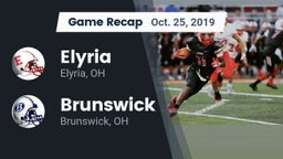 Recap: Elyria  vs. Brunswick  2019