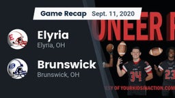 Recap: Elyria  vs. Brunswick  2020