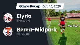Recap: Elyria  vs. Berea-Midpark  2020
