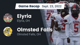 Recap: Elyria  vs. Olmsted Falls  2022